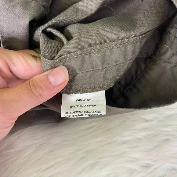 Eileen Fisher Crop Wide Leg Cargo Pants Size Medium - Picture 4 of 7